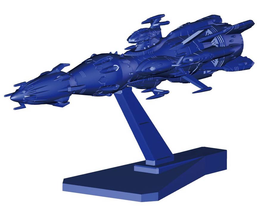 Star Blazers 2199 Mecha Collection Kit #18 Deusula II Core Ship