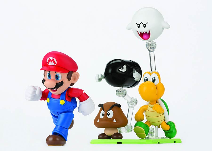 Super Mario S.H.Figuarts - Diorama Play Set D - Koopa Troopa / Bullet Bill / Boo / Goomba
