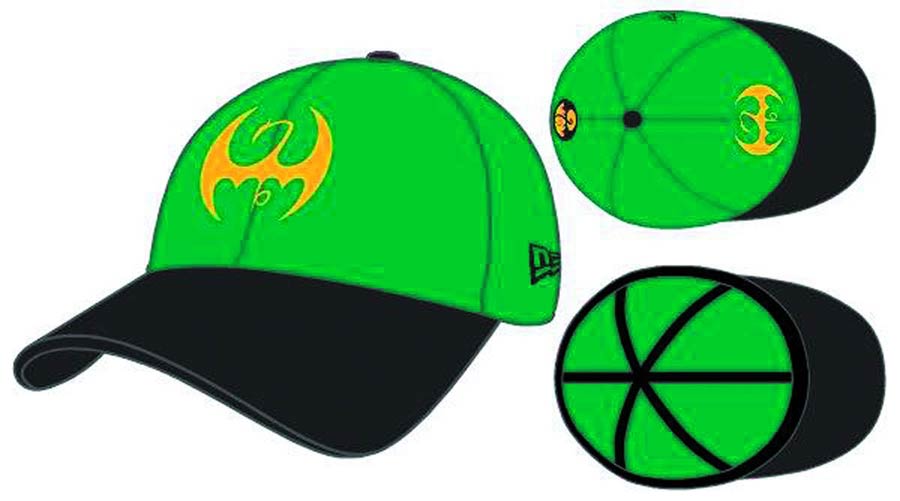 Marvel Iron Fist Symbol 3930 Previews Exclusive Flex Fit Cap