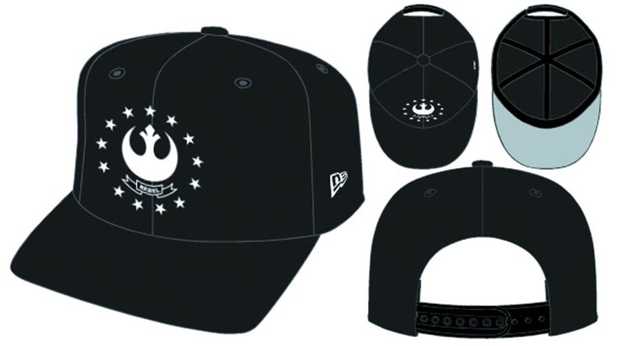 Star Wars Rebel Black/White 950 Snap Back Cap