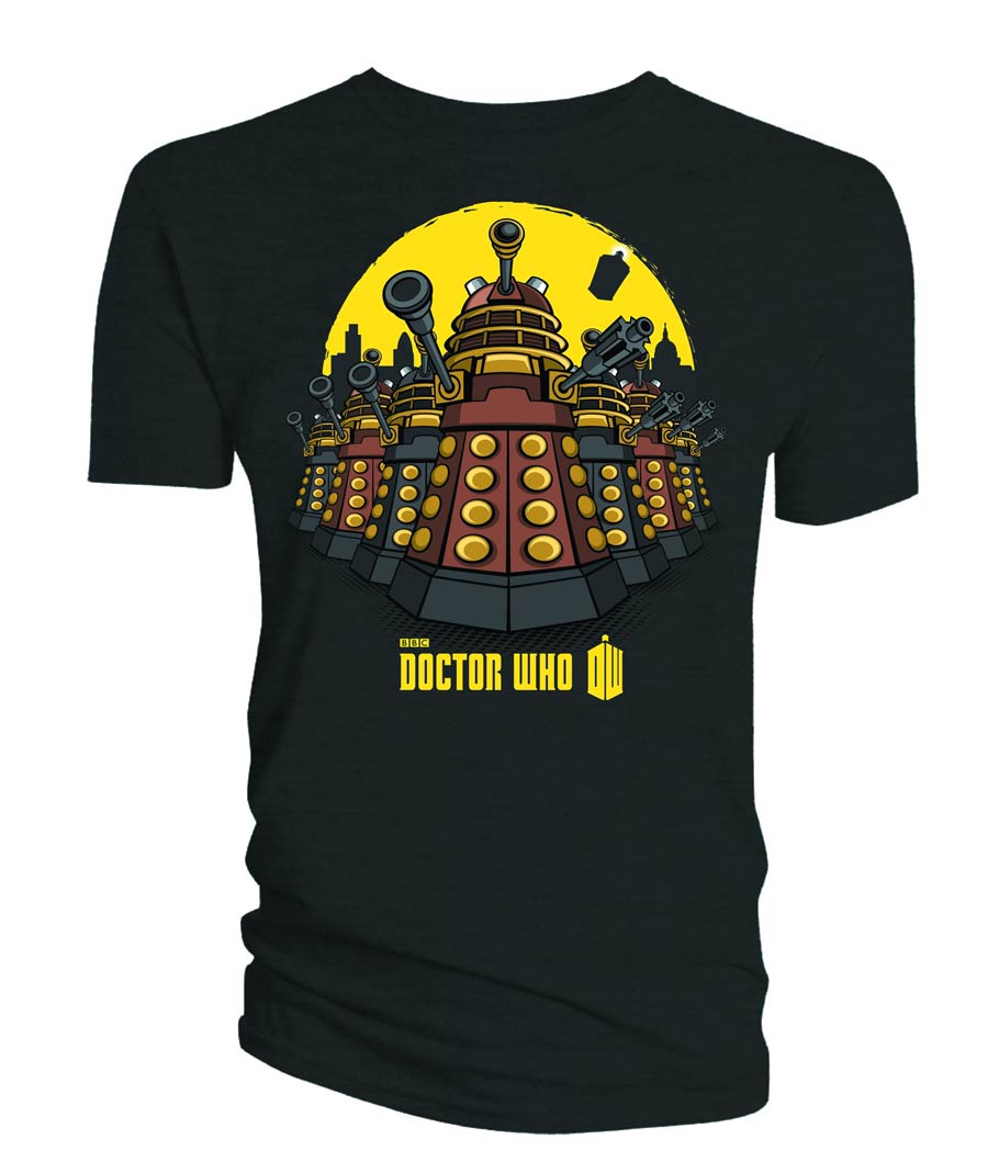 Doctor Who Comic Dalek Army T-Shirt Large