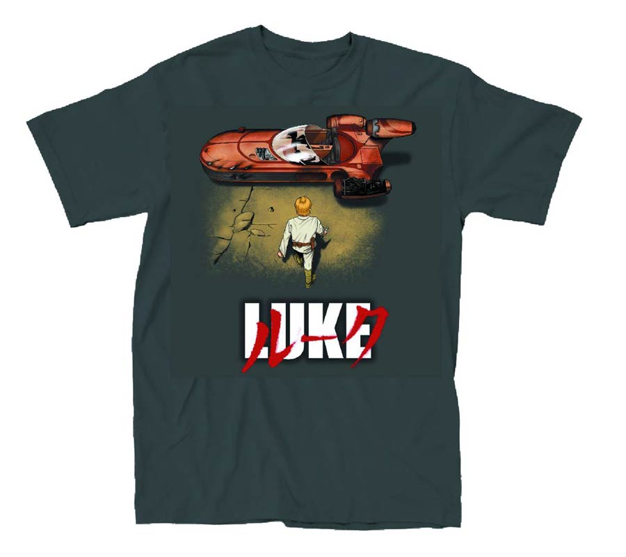 Star Wars Neo Tattooine Charcoal T-Shirt Large