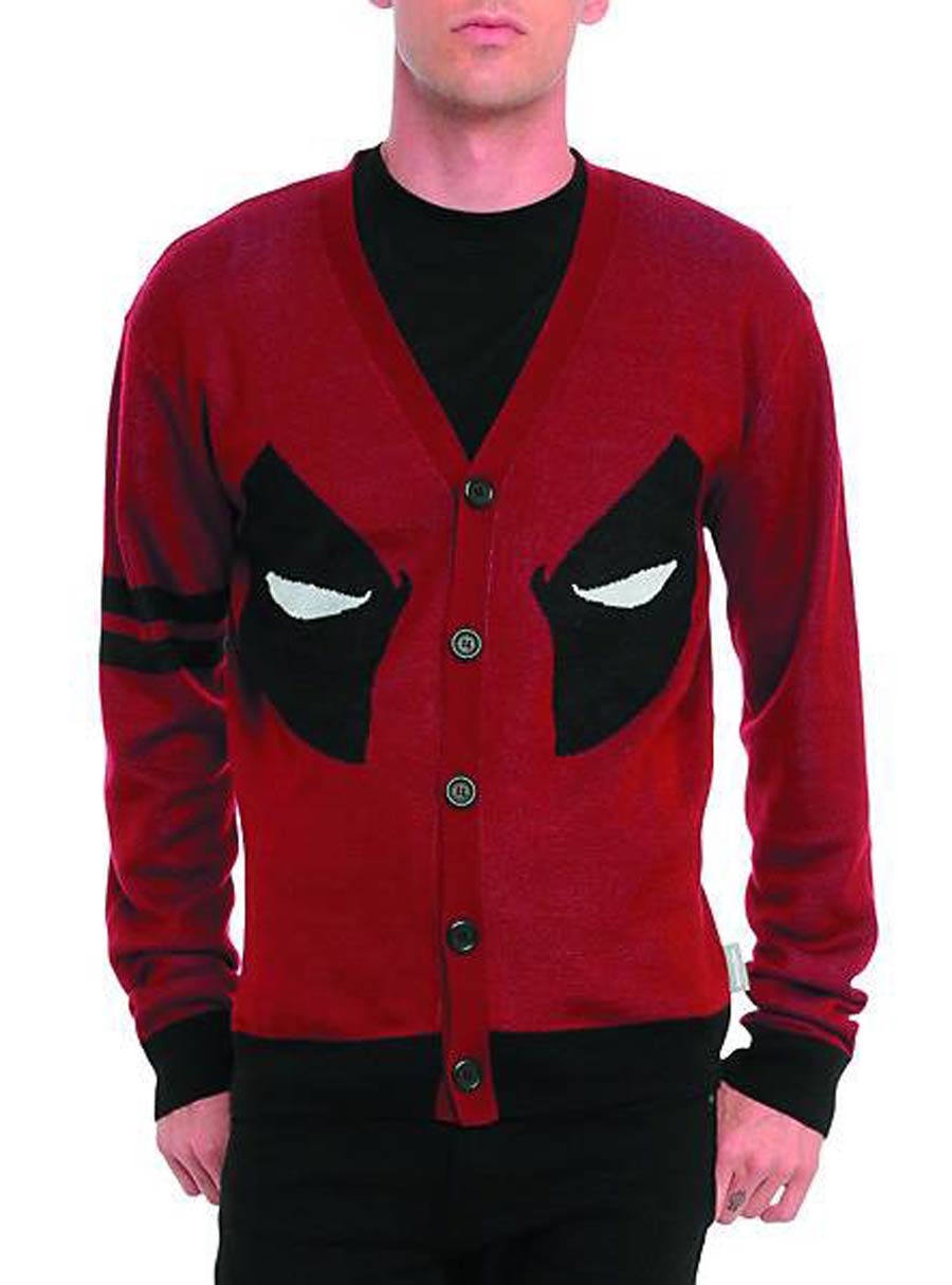 Deadpool Mr Wilson Cardigan Sweater Small