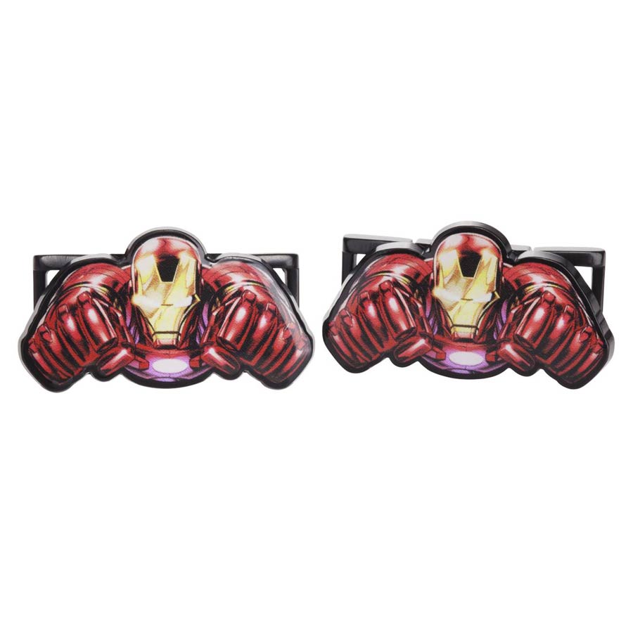 Marvel Comics Lace Locks Metal Style - Iron Man Head
