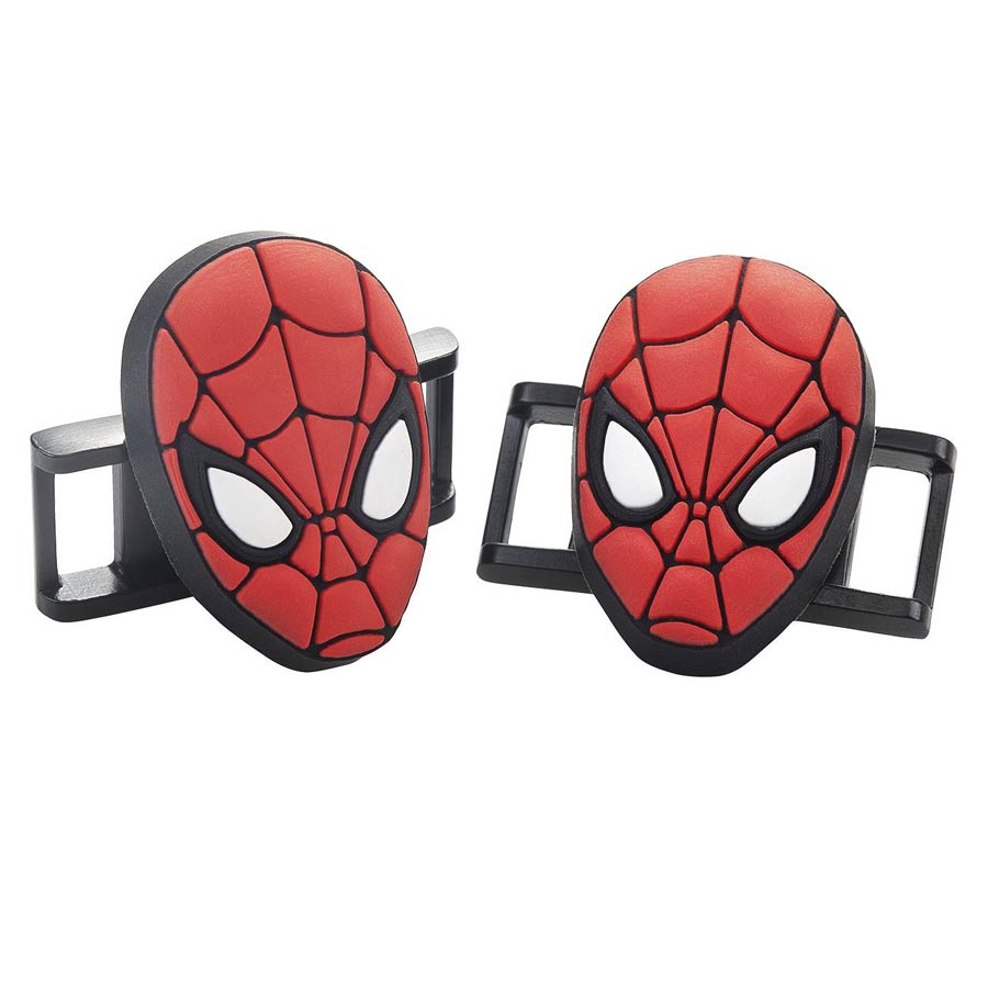 Marvel Comics Lace Locks Metal Style - Spider-Man Head