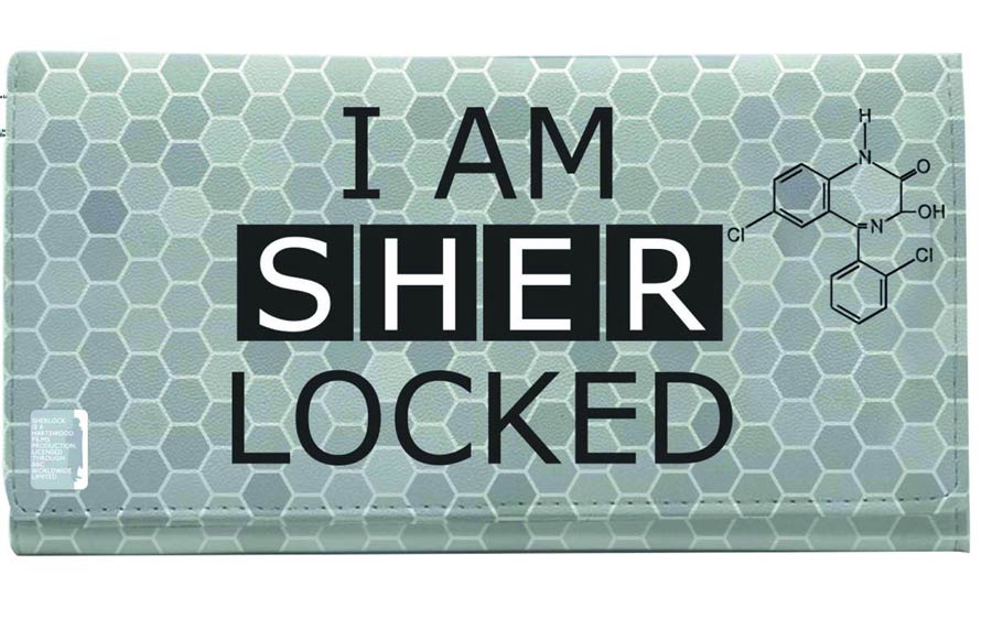 Sherlock Purse - I Am Sherlocked (Grey)