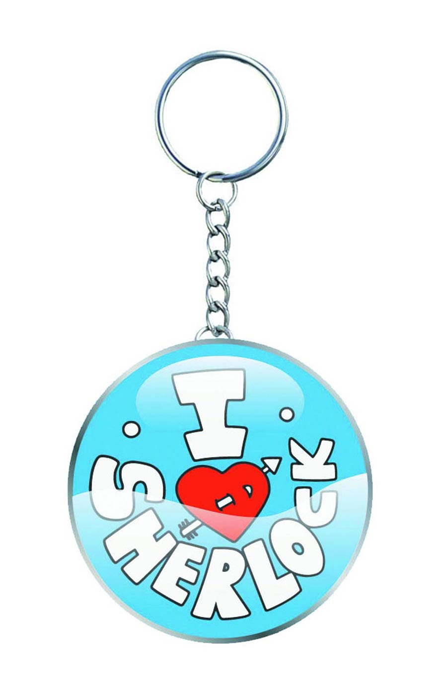 Sherlock Keychain - I Heart Sherlock