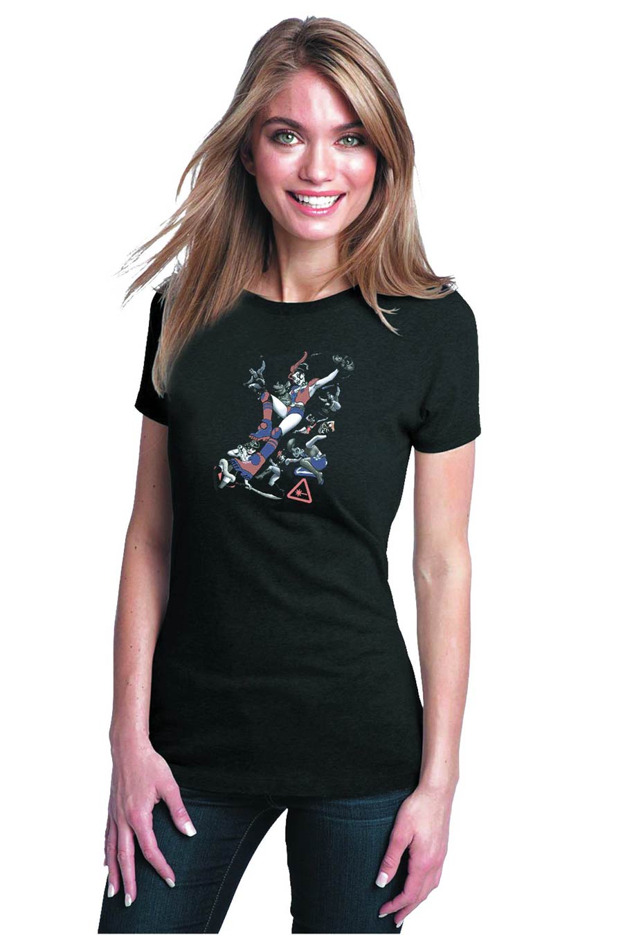 DC You Harley Quinn Womens T-Shirt Large