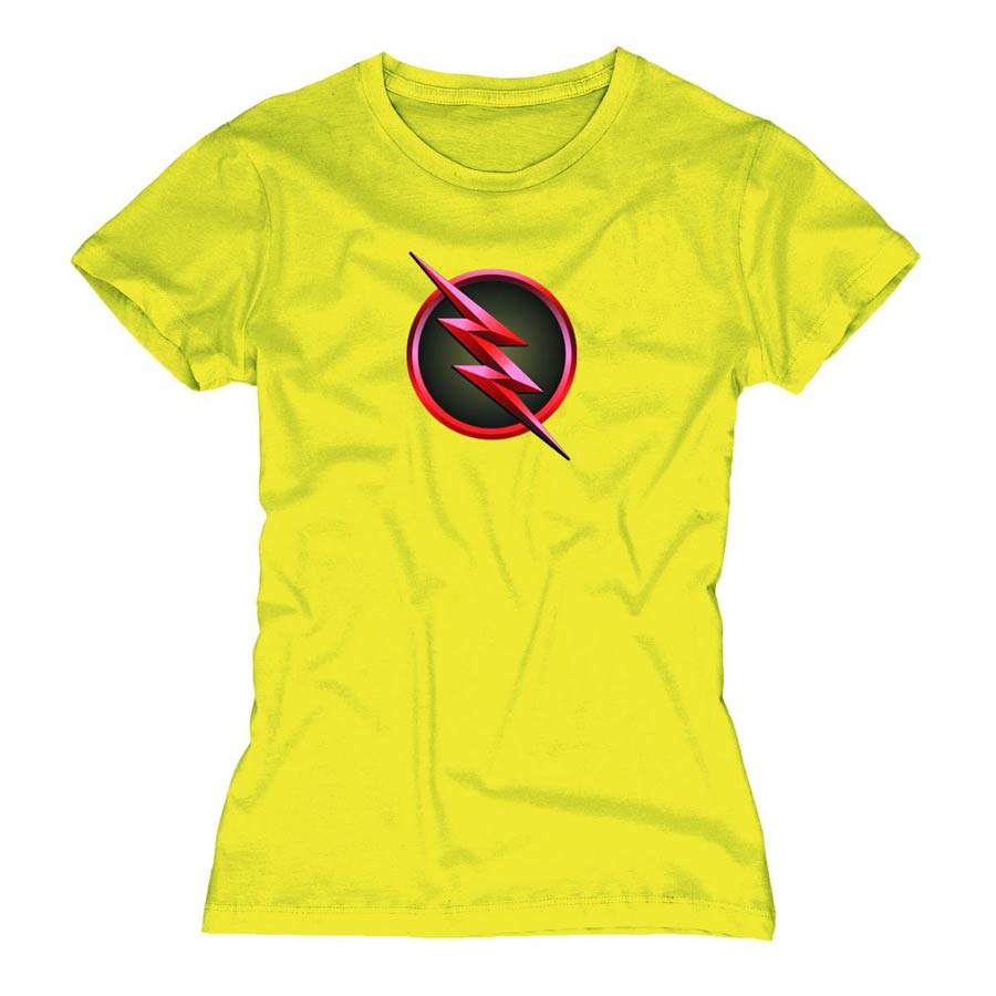 Reverse Flash TV Symbol Womens T-Shirt Large