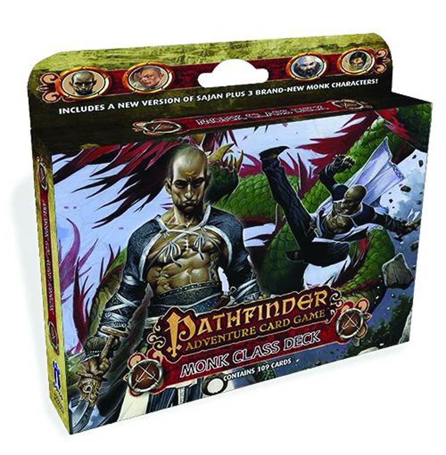 Pathfinder Adventure Card Game Monk Class Deck