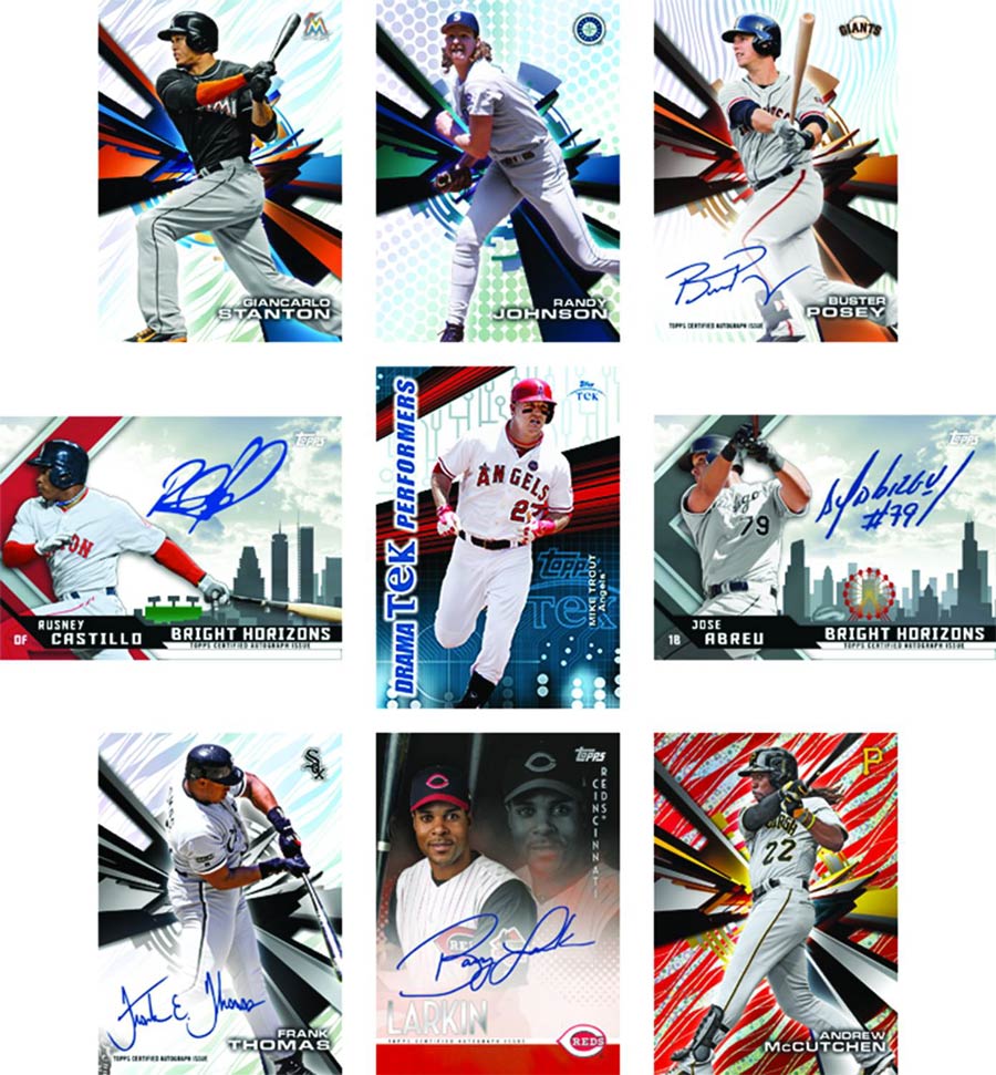Topps 2015 High Tek Baseball Trading Cards Box