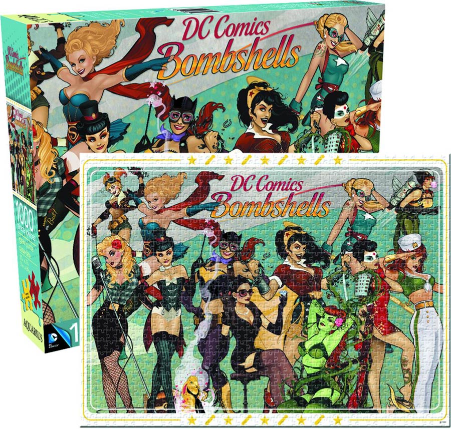 DC Comics Puzzle 1000-Piece 20x27-inch - Bombshells