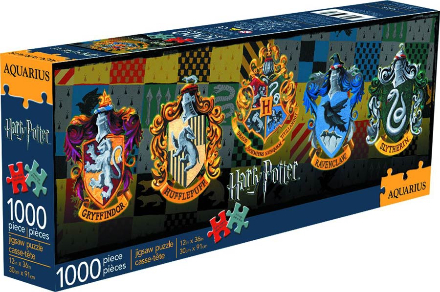 Harry Potter Crests 1000-Piece Slim Jigsaw Puzzle