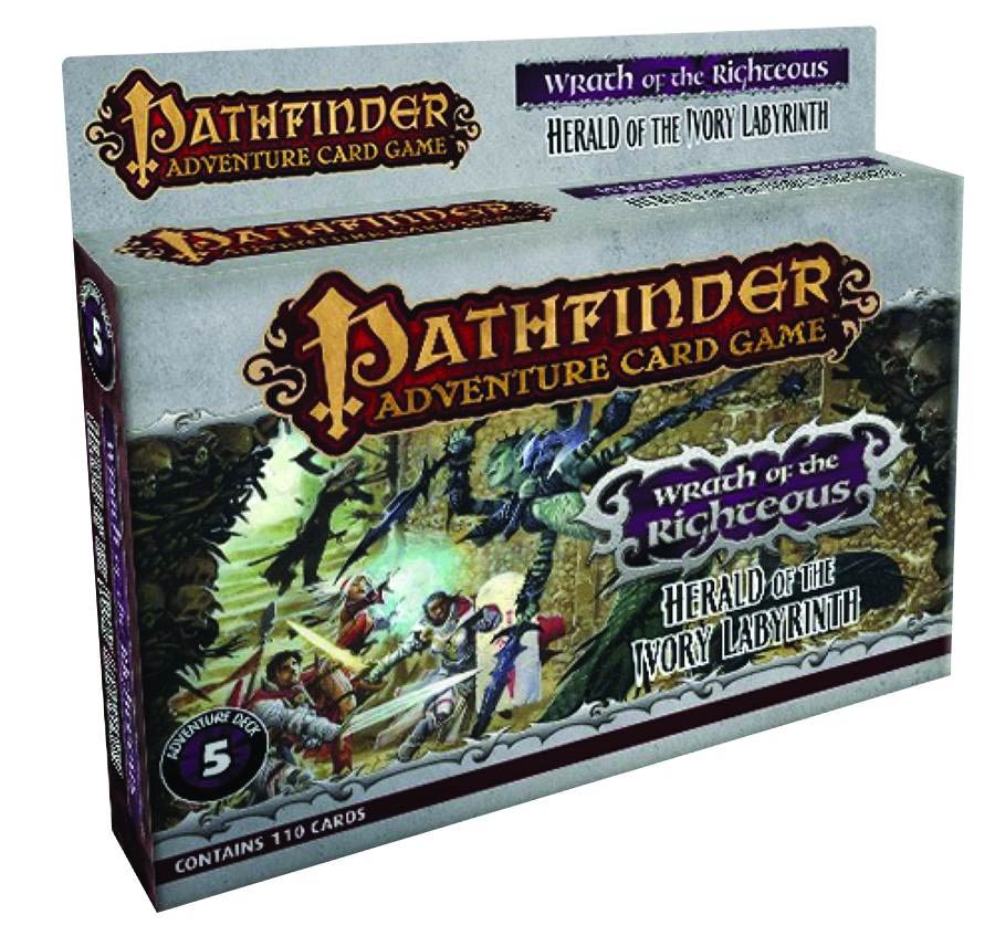Pathfinder Wrath Of The Righteous Adventure Deck 5 Herald Of The Ivory Labyrinth Expansion Pack