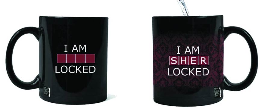 Sherlock Heat Reveal Mug - I Am Sherlocked (Rose)