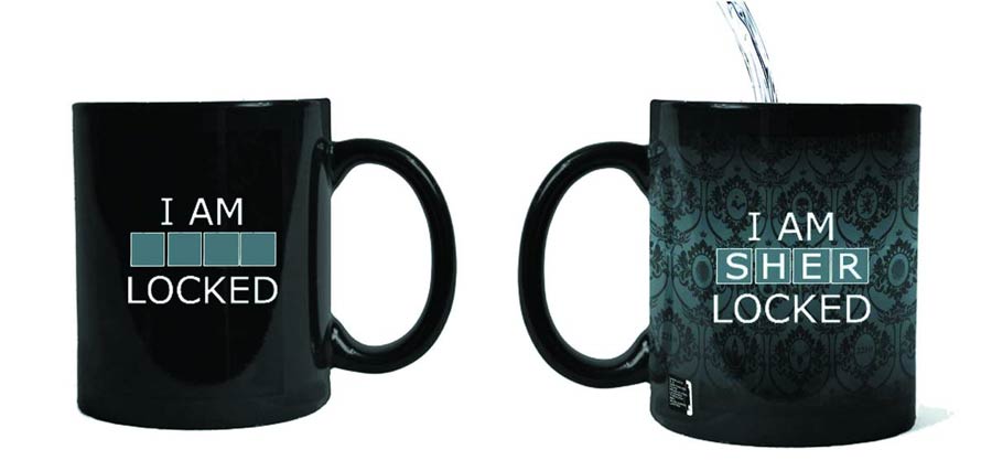Sherlock Heat Reveal Mug - I Am Sherlocked (Teal)
