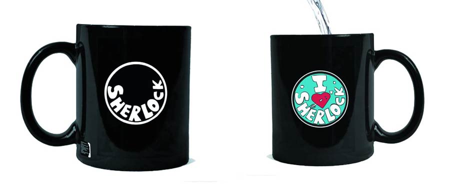 Sherlock Heat Reveal Mug - I Heart Sherlock