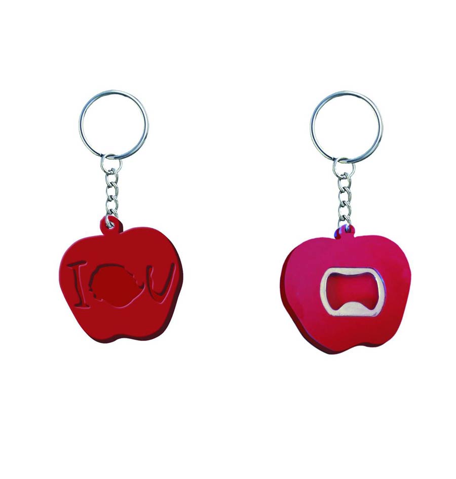 Sherlock IOU Apple Bottle Opener Keychain