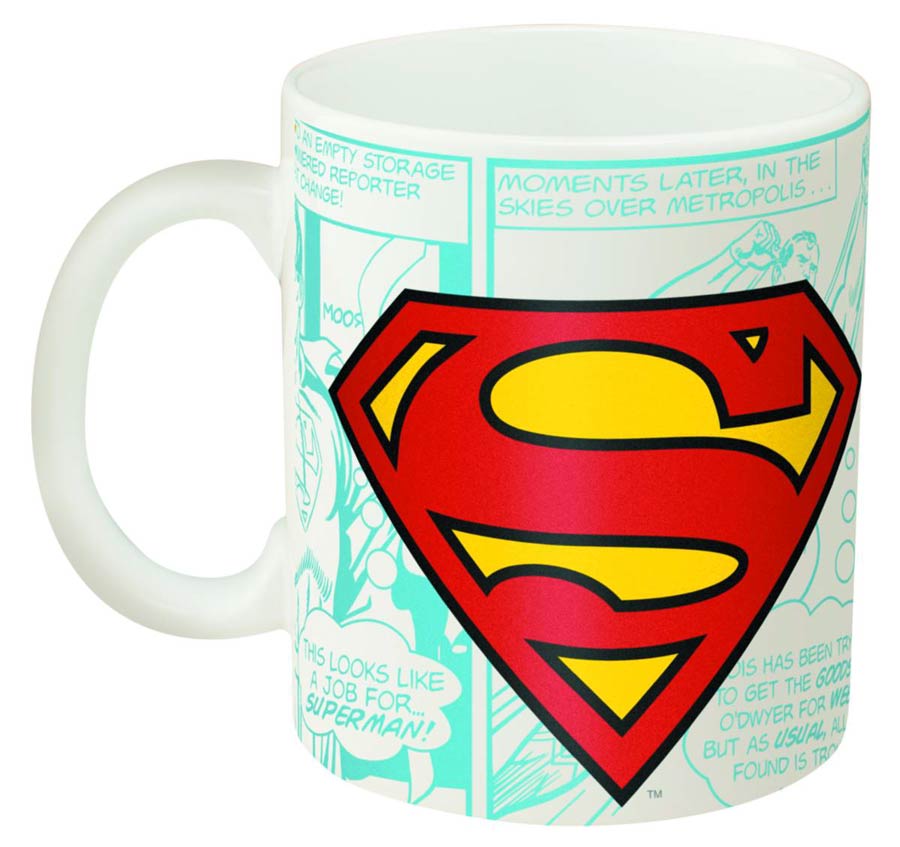 DC Heroes 11.5-Ounce Ceramic Mug - Superman