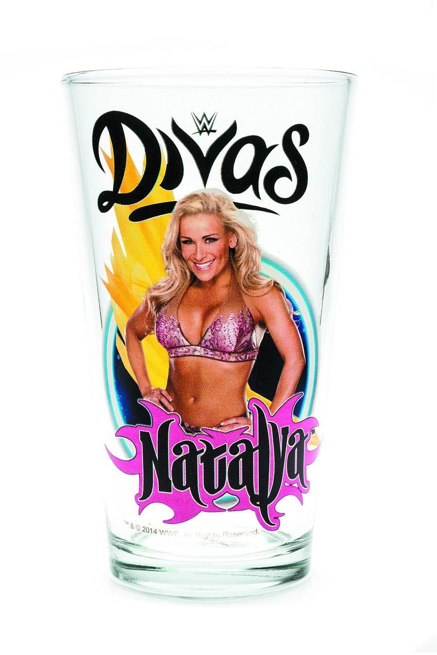 Toon Tumblers WWE Pint Glass - Divas 3