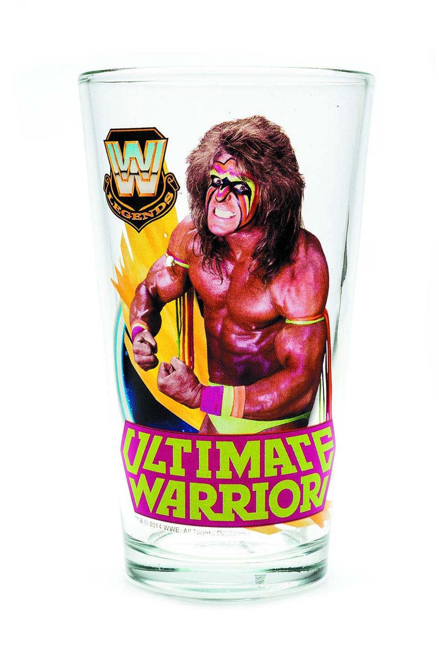 Toon Tumblers WWE Pint Glass - Ultimate Warrior