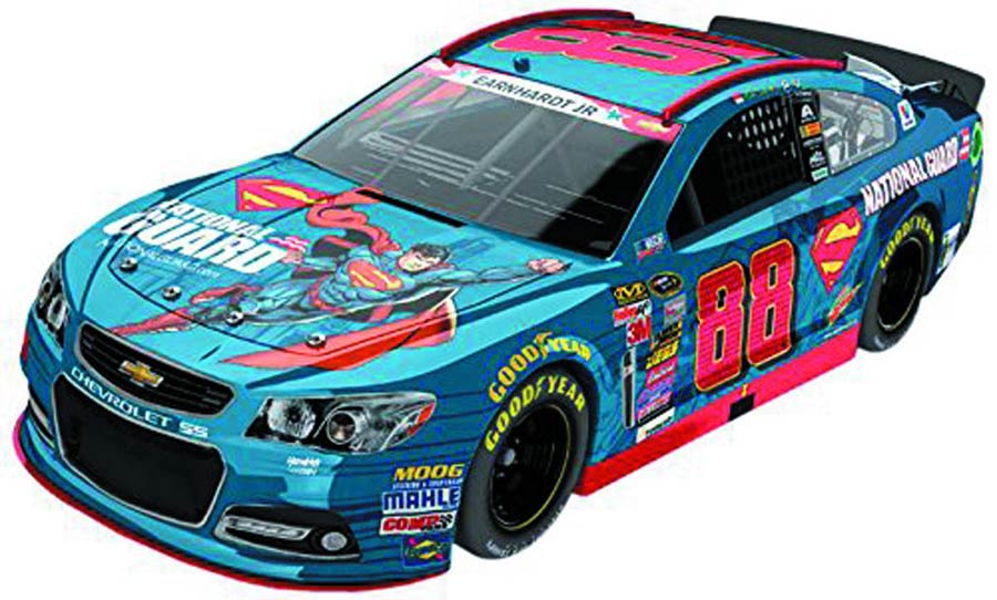 Dale Earnhardt Jr Superman 1/24 Scale Autographed Die-Cast Car