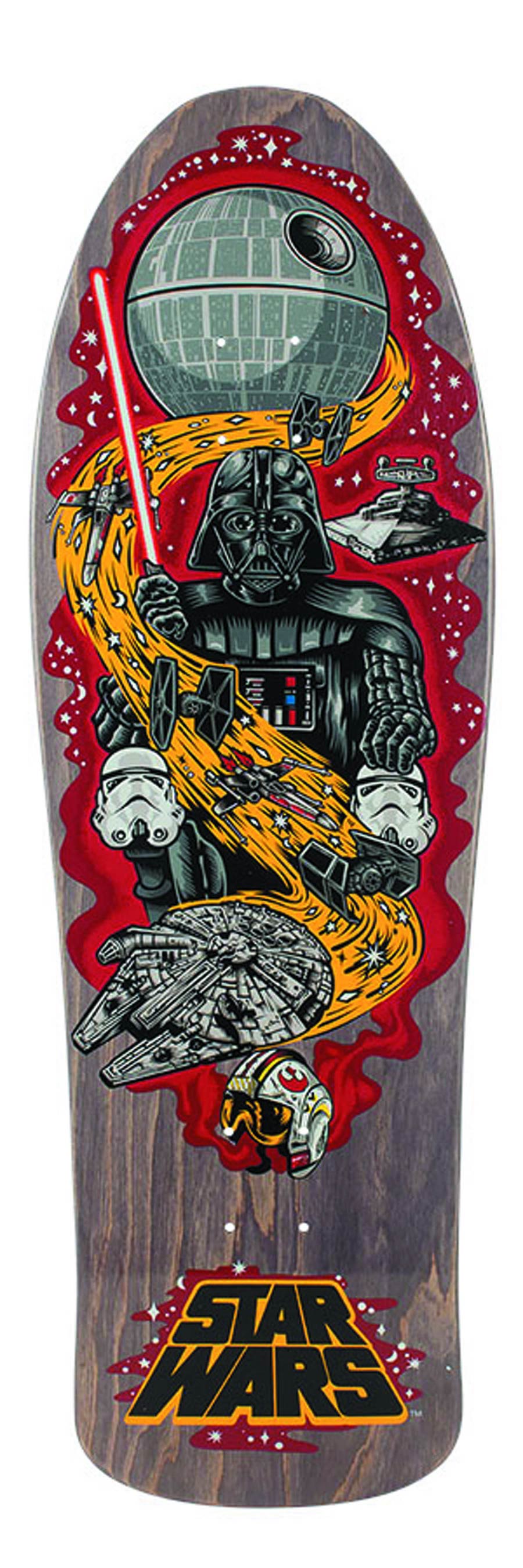 Star Wars Vader Neptune Shred Ready Skateboard Deck - Black