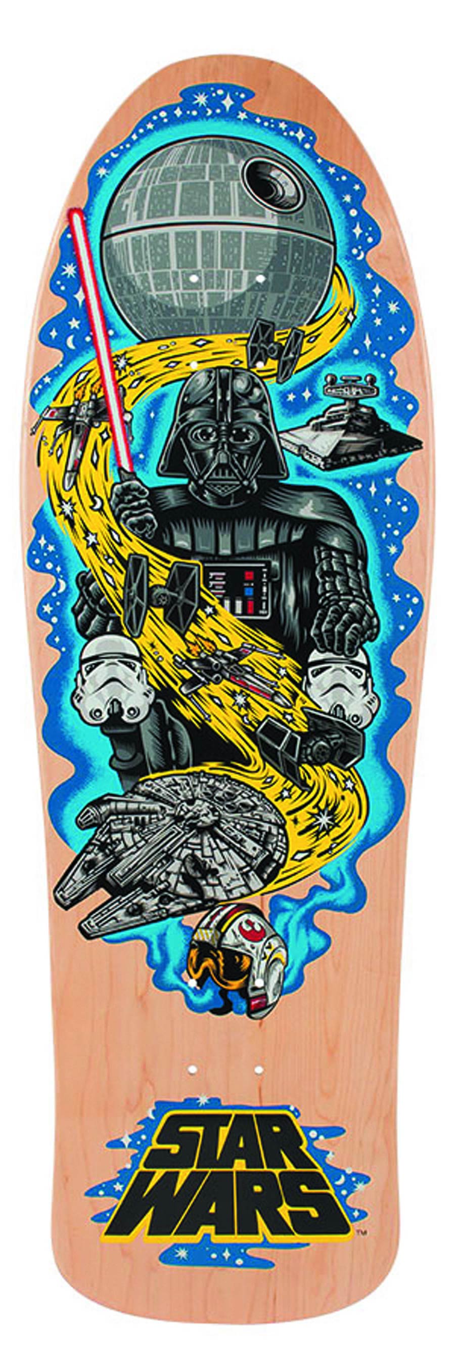 Star Wars Vader Neptune Shred Ready Skateboard Deck - Natural