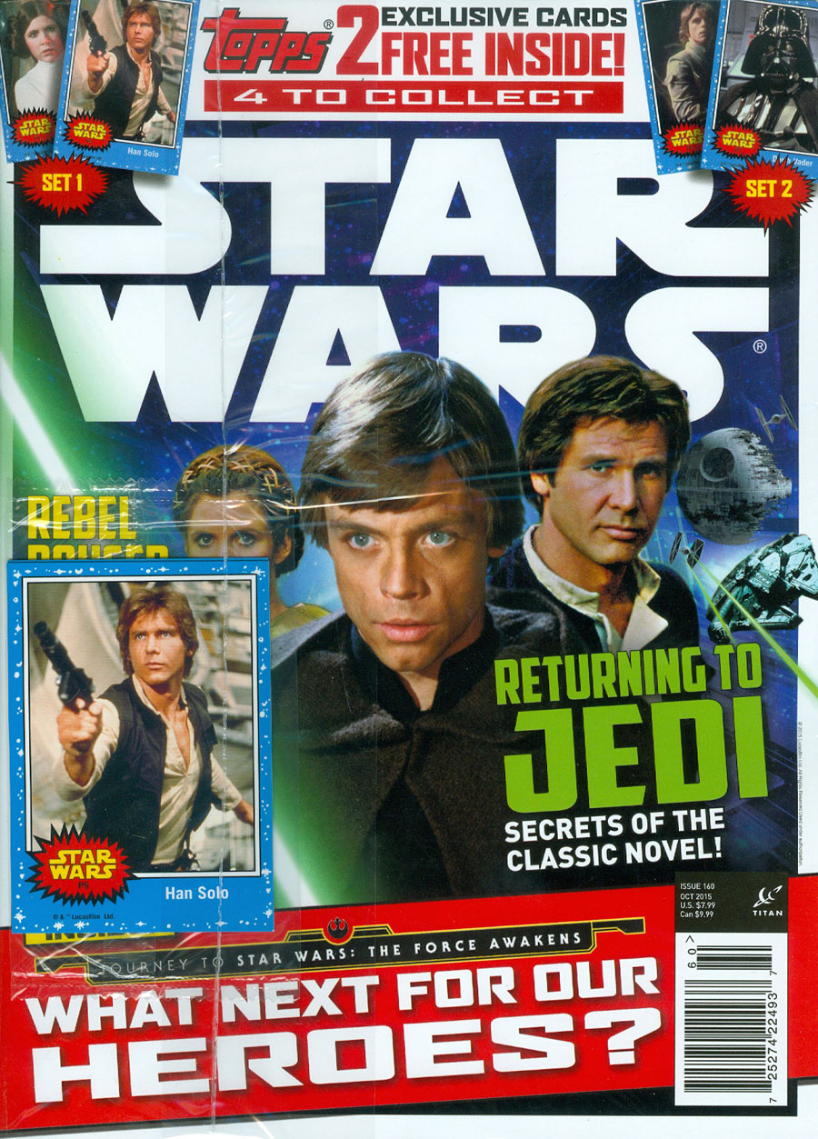 Star Wars Insider #160 Oct 2015 Newsstand Edition