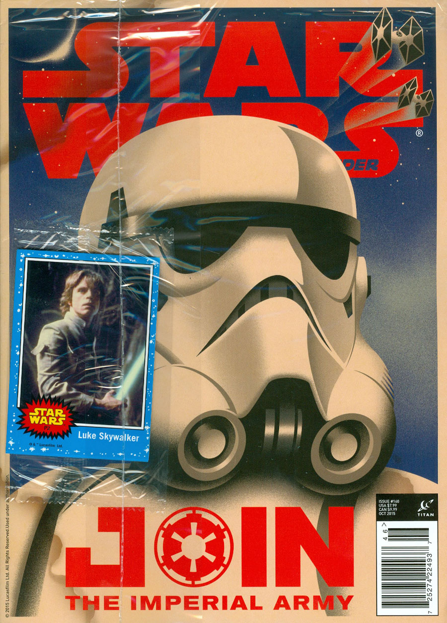Star Wars Insider #160 Oct 2015 Previews Exclusive Edition