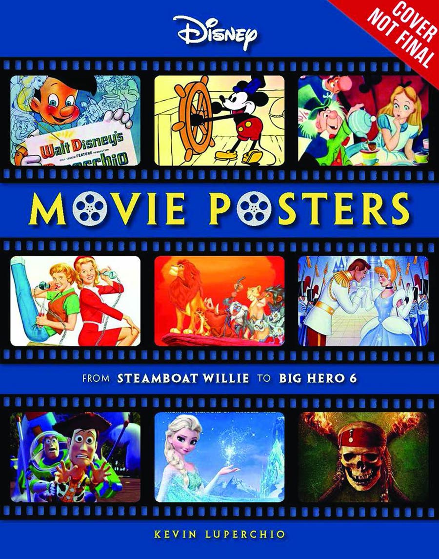 Disney Movie Posters From Steamboat Willie To Inside Out HC