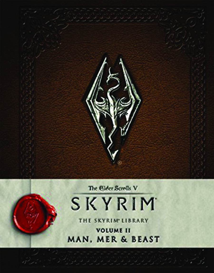 Elder Scrolls V Skyrim Library Vol 2 Man Mer And Beast HC