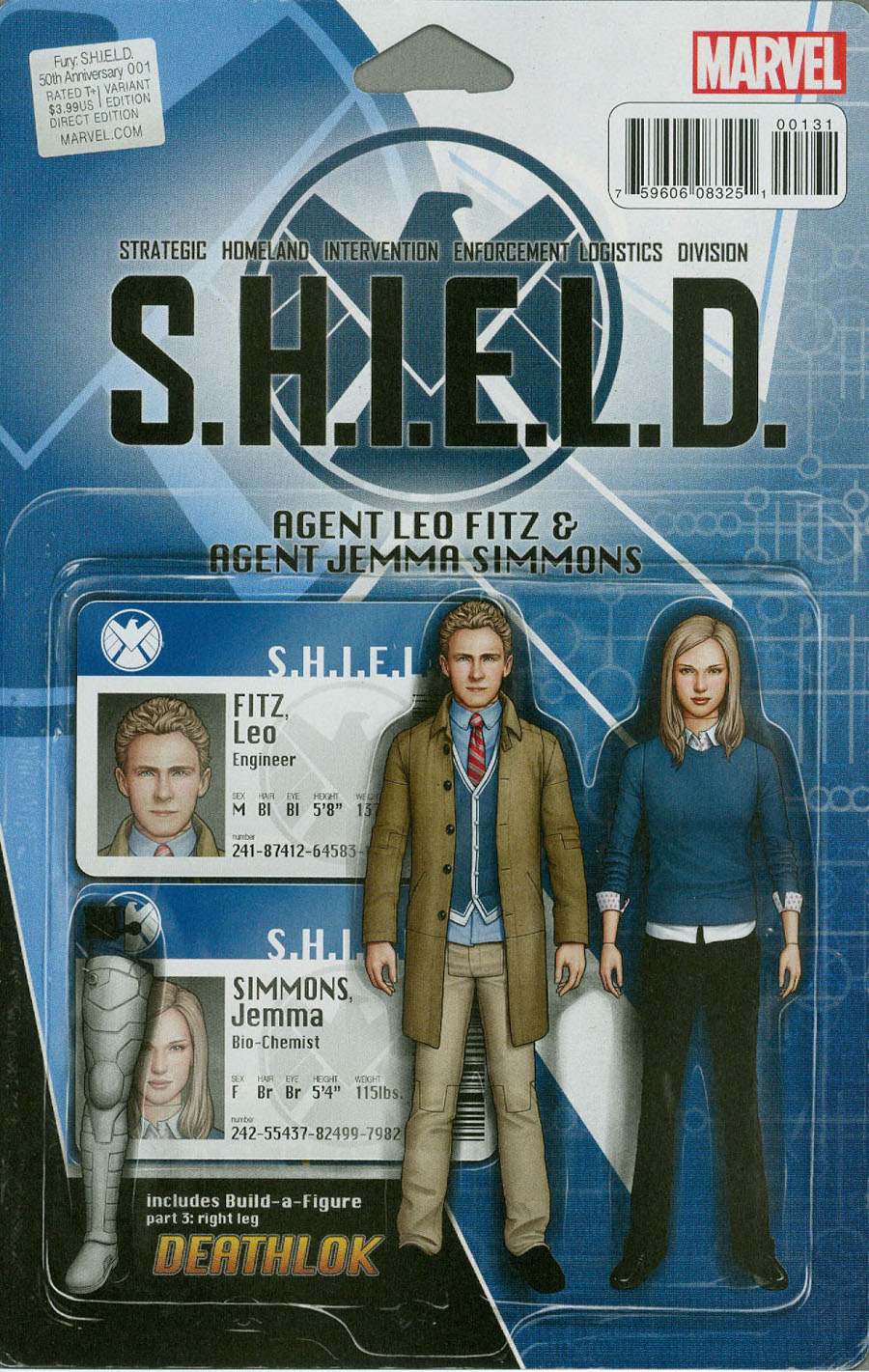 Fury S.H.I.E.L.D. 50th Anniversary #1 Cover C Variant John Tyler Christopher Action Figure Cover