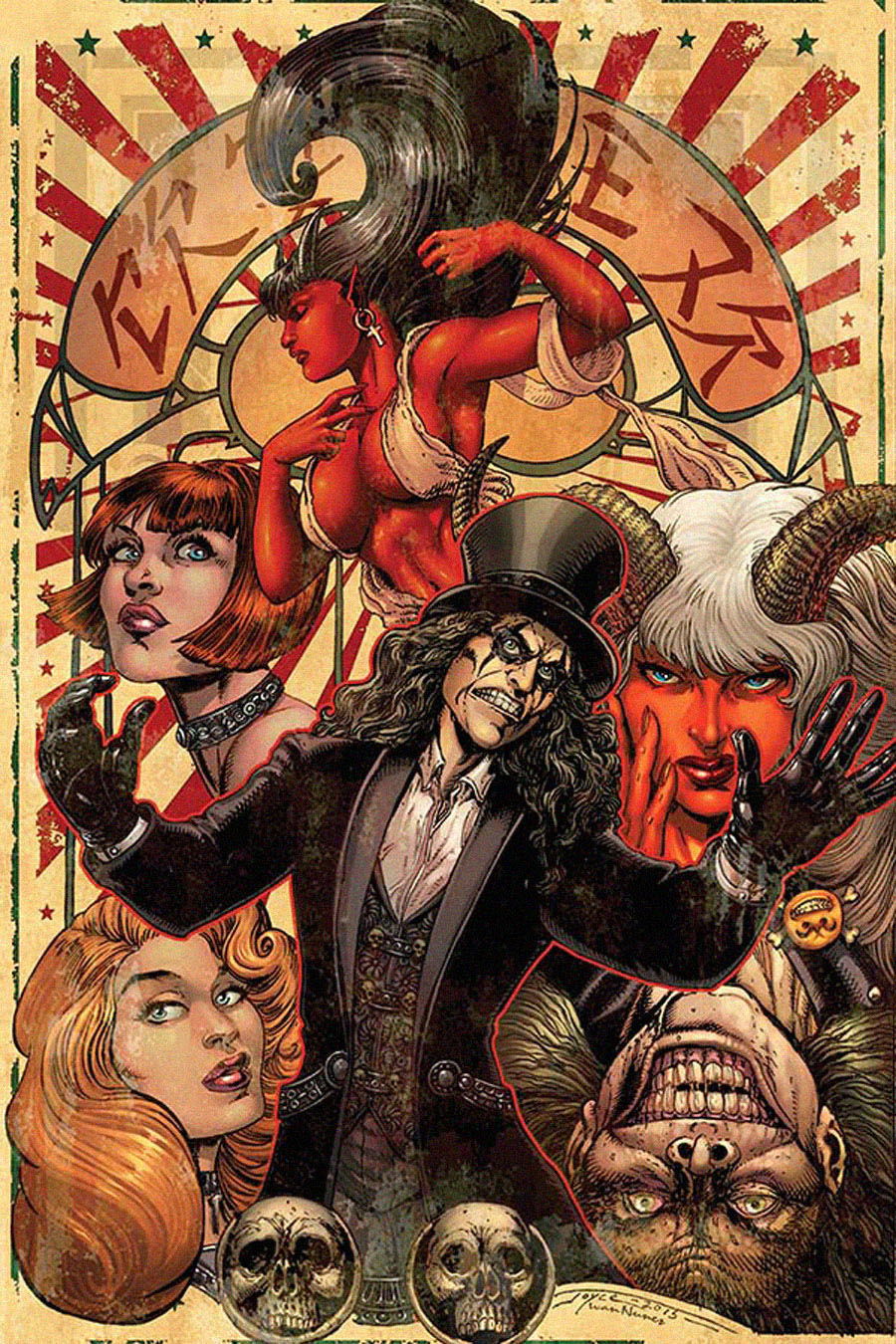 Alice Cooper vs Chaos #1 Cover D Rare Joyce Chin Virgin Cover