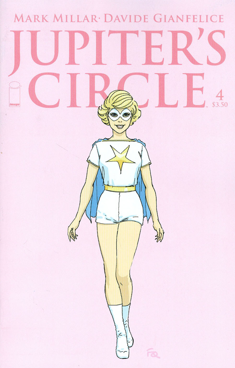 Jupiters Circle #4 Cover B Variant Frank Quitely Character Design Cover