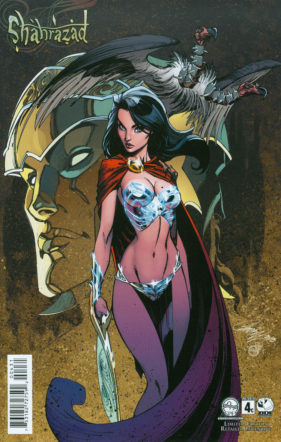 Shahrazad Vol 2 #4 Cover C Incentive J Scott Campbell Variant Cover