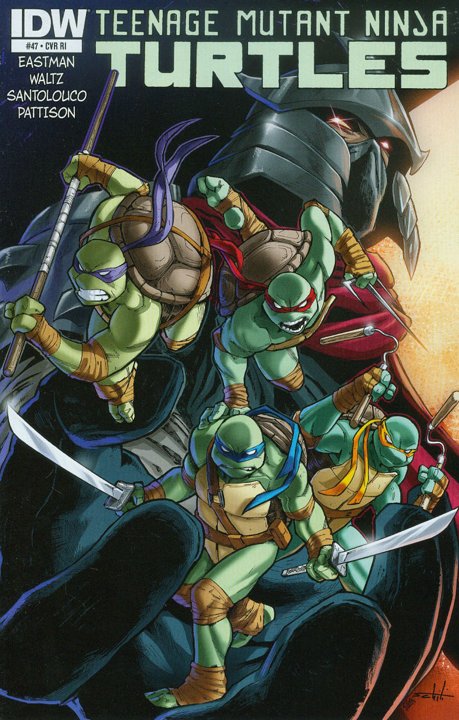 Teenage Mutant Ninja Turtles Vol 5 #47 Cover C Incentive Valerio Schiti Variant Cover
