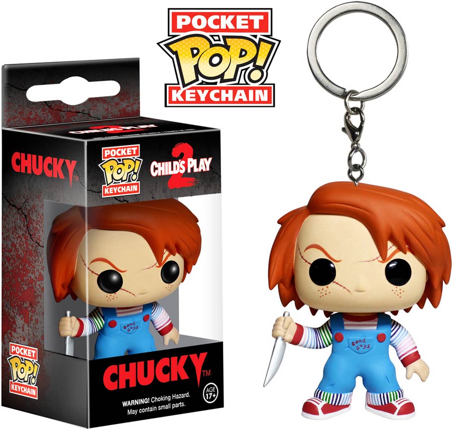 POP Horror Chucky Vinyl Figure Pocket Keychain