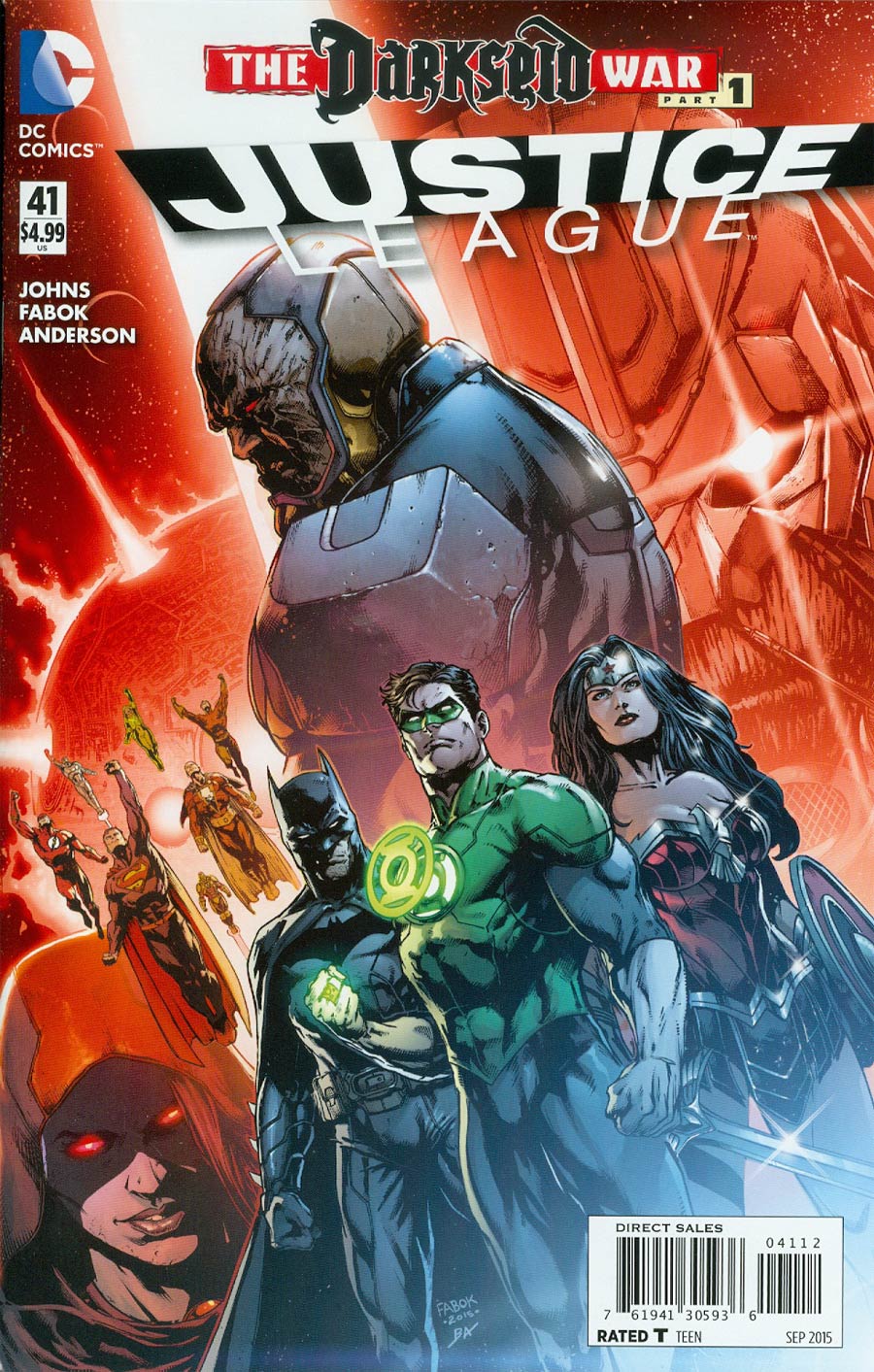 Justice League Vol 2 #41 Cover D 2nd Ptg Jason Fabok Variant Cover