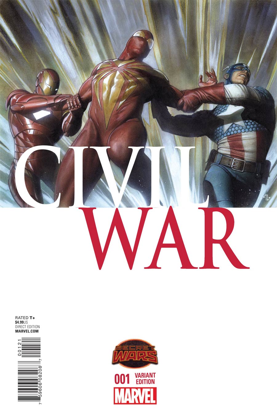 Civil War (Secret Wars) #1 Cover F Incentive Adi Granov Promo Variant Cover (Secret Wars Warzones Tie-In)