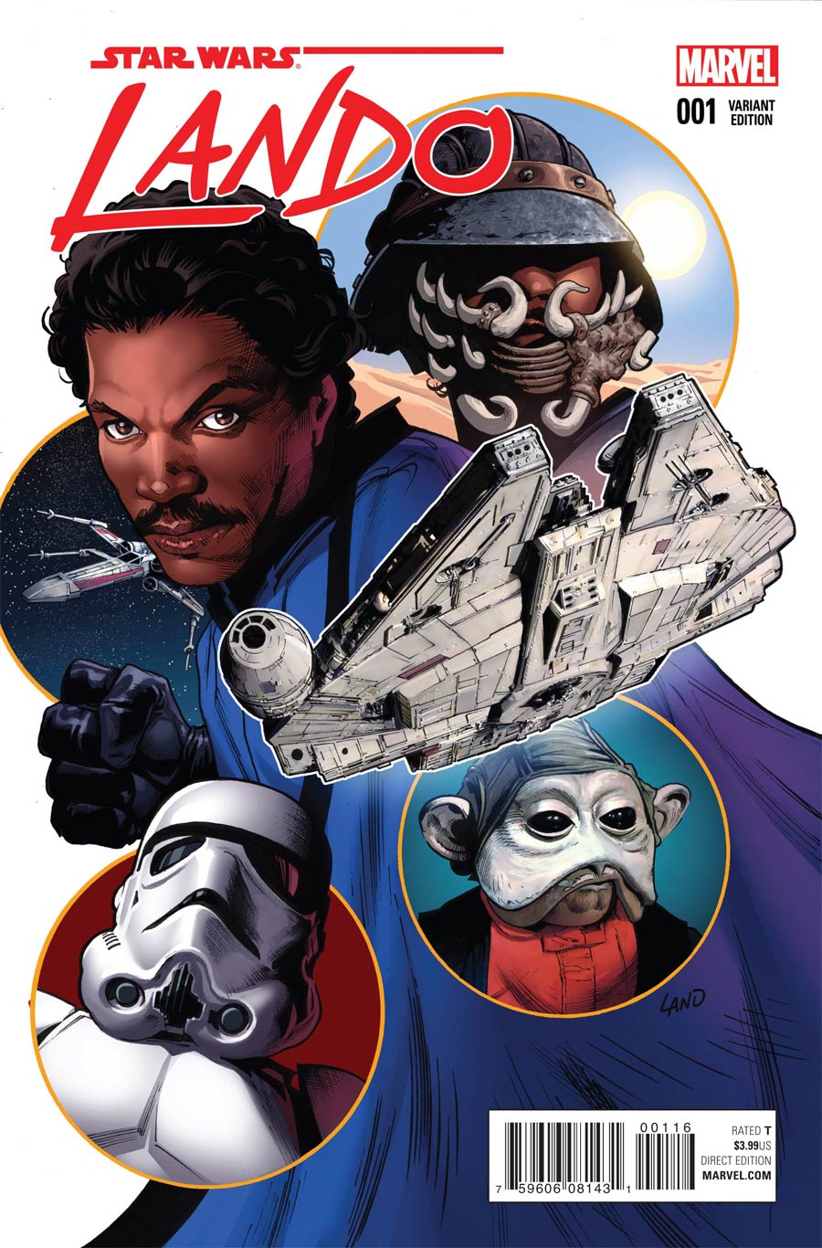 Star Wars Lando #1 Cover F Incentive Greg Land Variant Cover