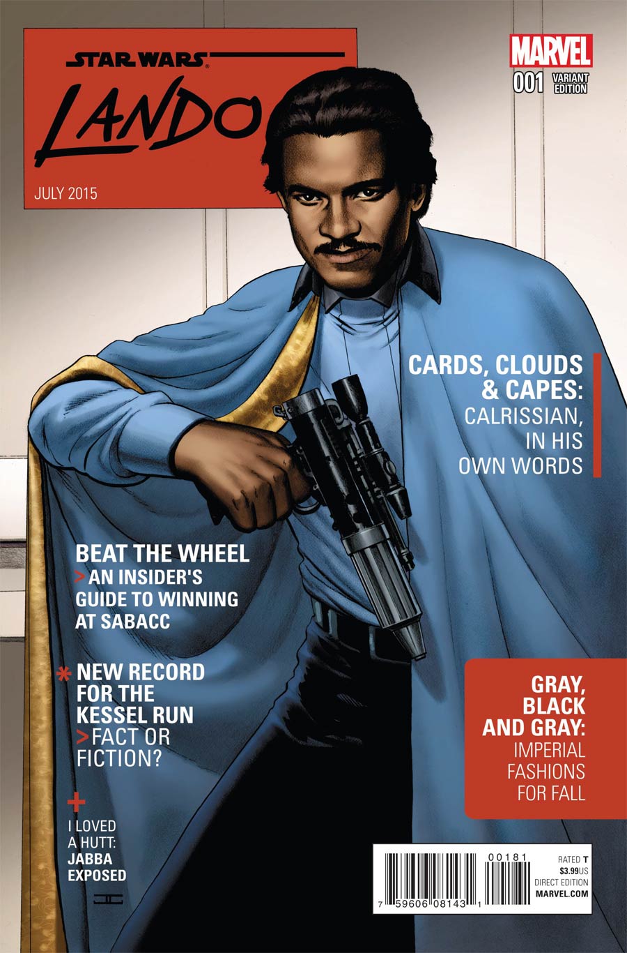 Star Wars Lando #1 Cover I Incentive John Cassaday Variant Cover