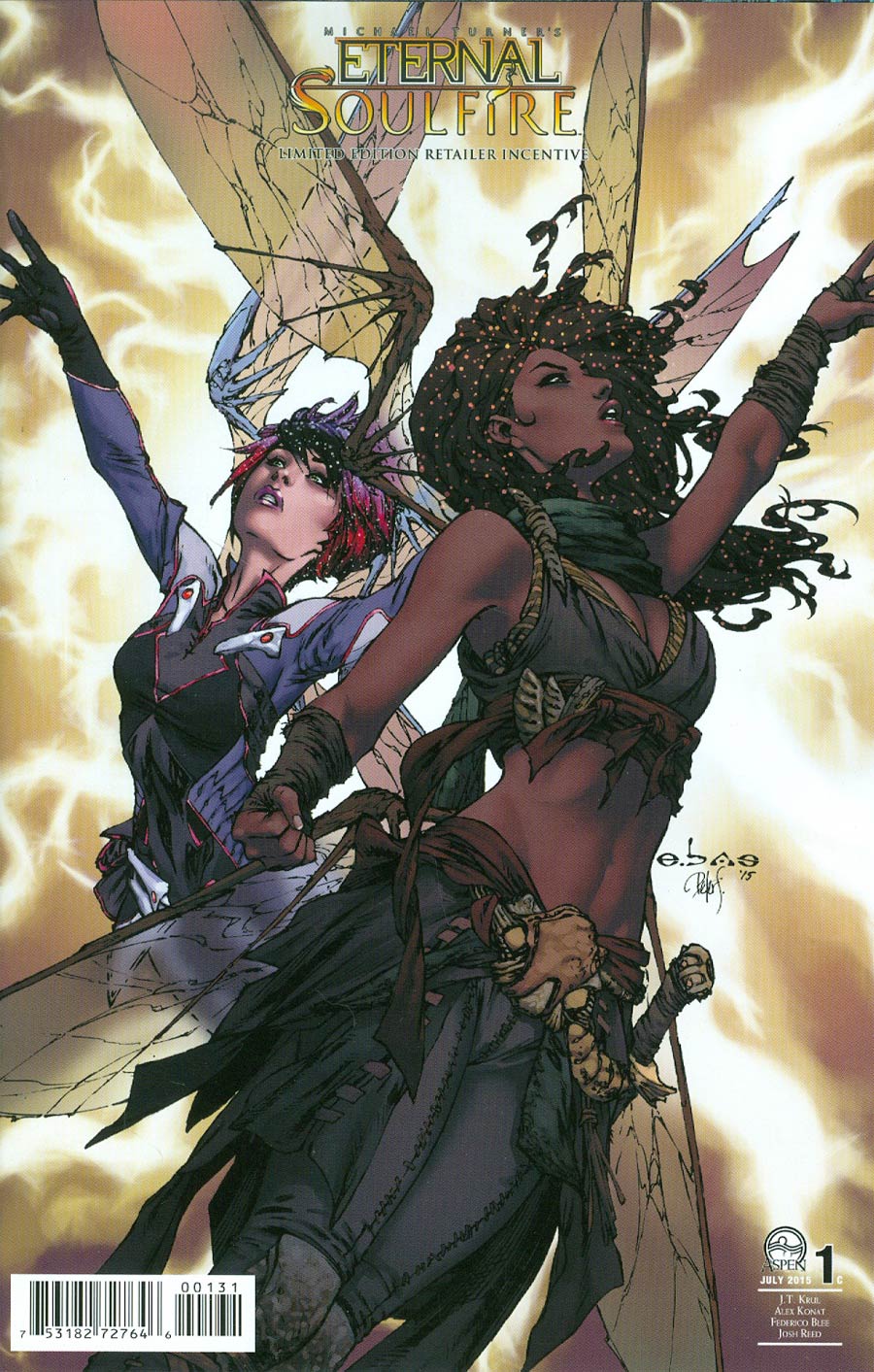 Eternal Soulfire #1 Cover C Incentive E-Bas Variant Cover