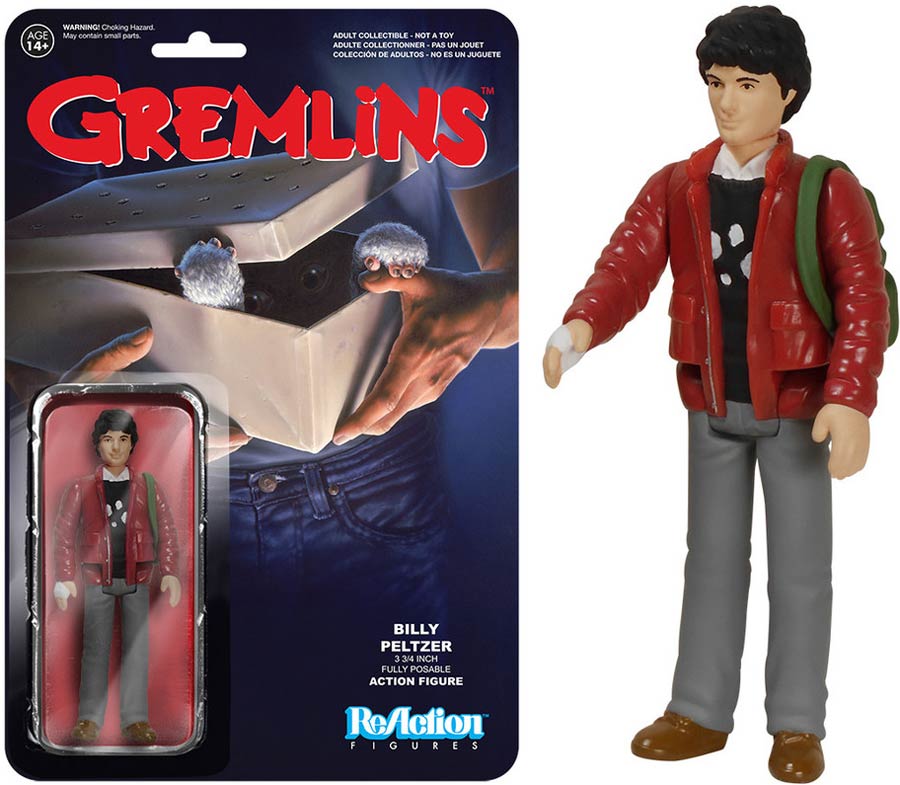 ReAction Gremlins Billy Peltzer 4-Inch Action Figure