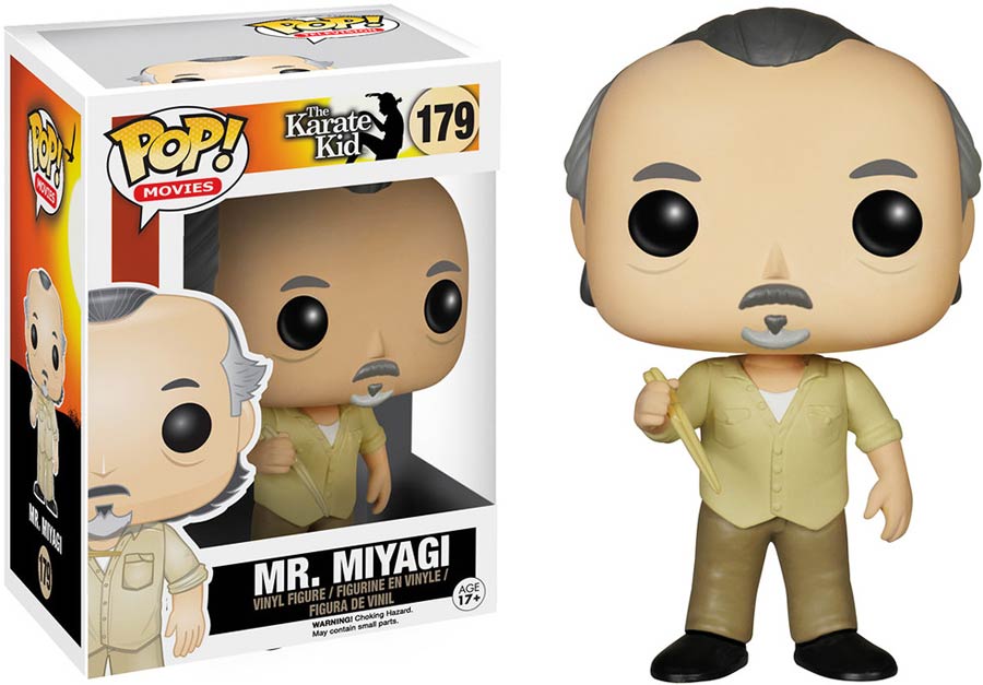 POP Movies 179 The Karate Kid Mr Miyagi Vinyl Figure
