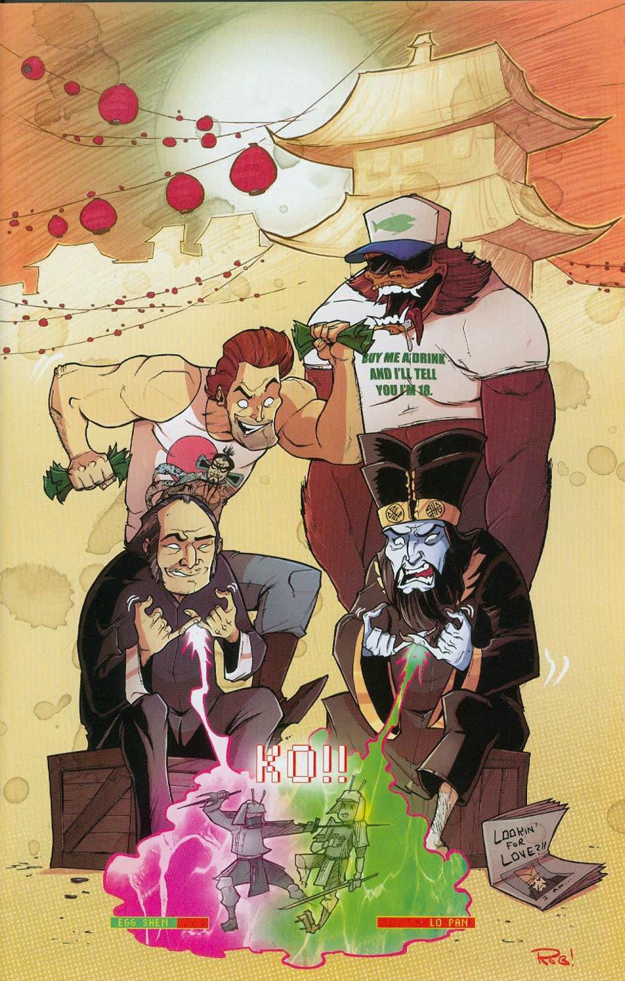 Big Trouble In Little China #13 Cover B Incentive Rob Guillory Virgin Variant Cover