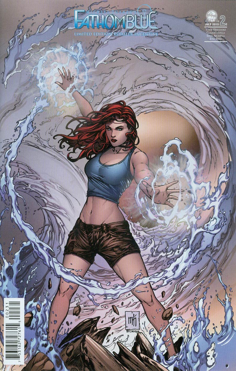 Fathom Blue #2 Cover C Incentive Mike Krome Variant Cover