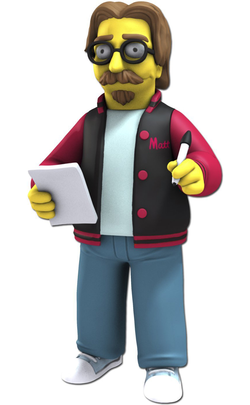 Simpsons 25th Anniversary 5-Inch Series 5 Matt Groening Action Figure
