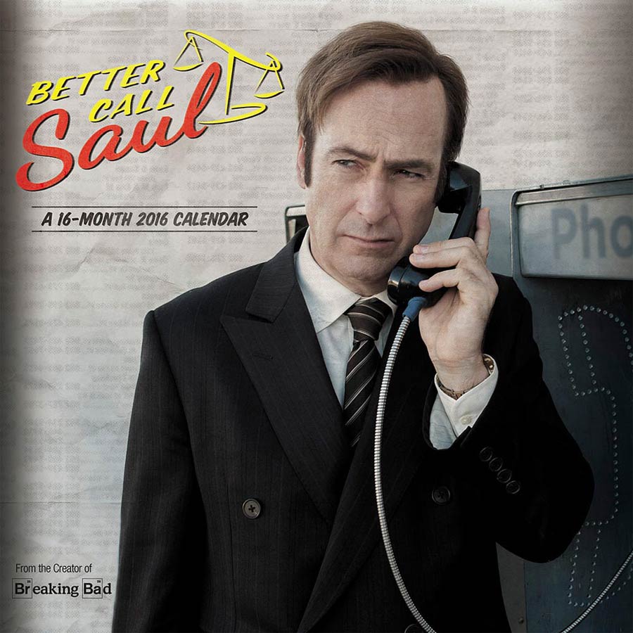 Better Call Saul 2016 12x12-inch Wall Calendar