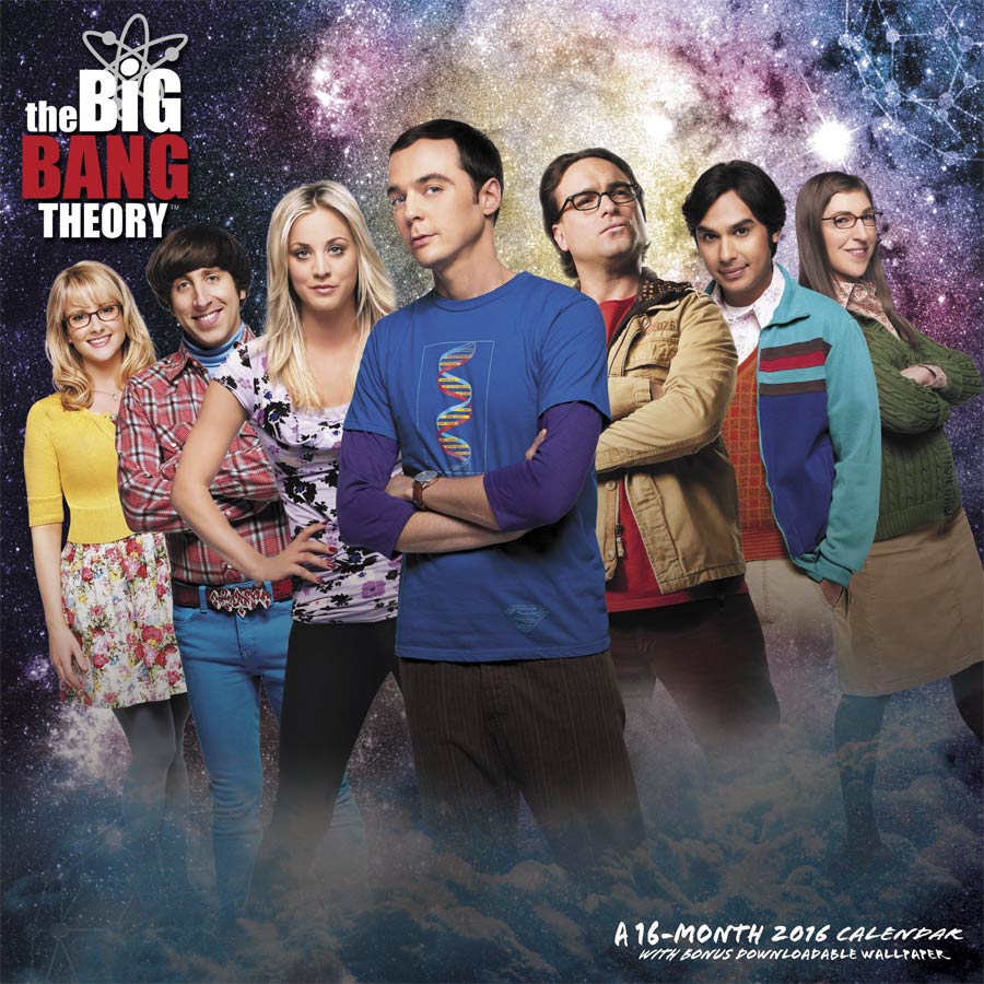 Big Bang Theory 2016 12x12-inch Wall Calendar